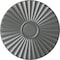 Ekena Millwork Shakuras Ceiling Medallion (For Canopies up to 5"), Hand-Painted Platinum, 19 3/4"OD x 1 3/8"P CM20SHPLS - alternate 1